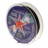 Stretch Magic Cord elastic thread 0.80mm Black 5m